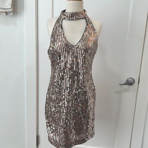 Guess sequin cocktail dress, size M